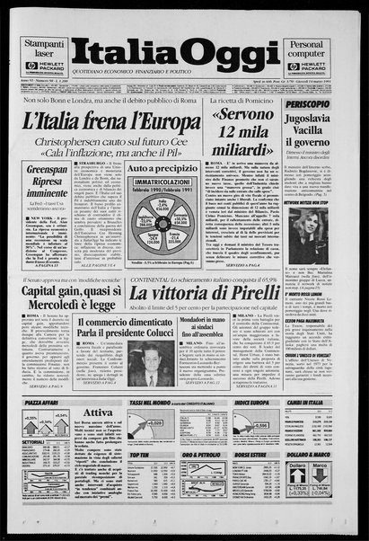 Italia oggi : quotidiano di economia finanza e politica